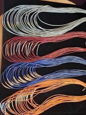 paparazzi Blue, Orange, Red, Green Multi-Color Layered Necklaces Set
